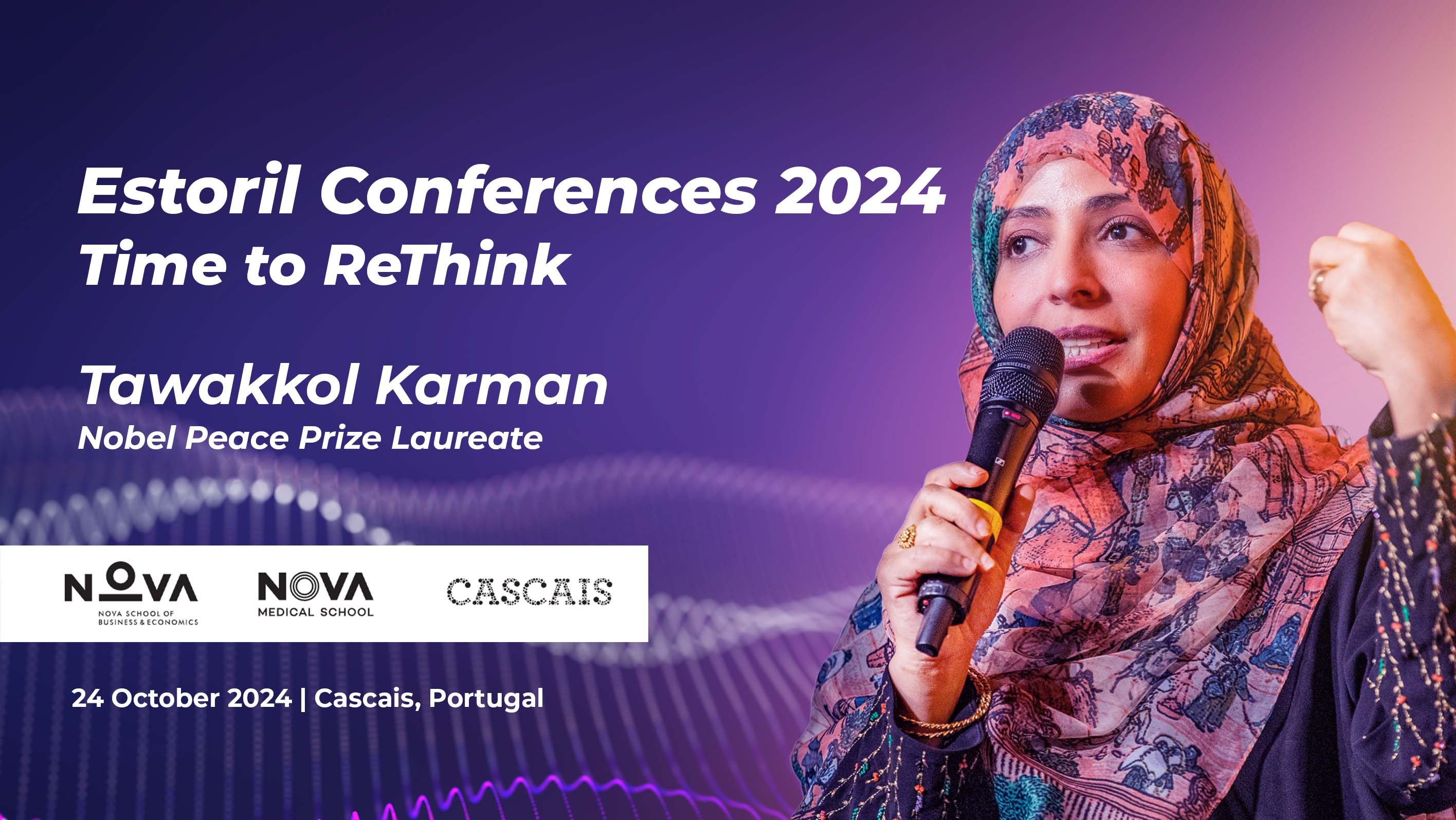 Tawakkol Karman to speak at 9th Estoril Conferences on global challenges
